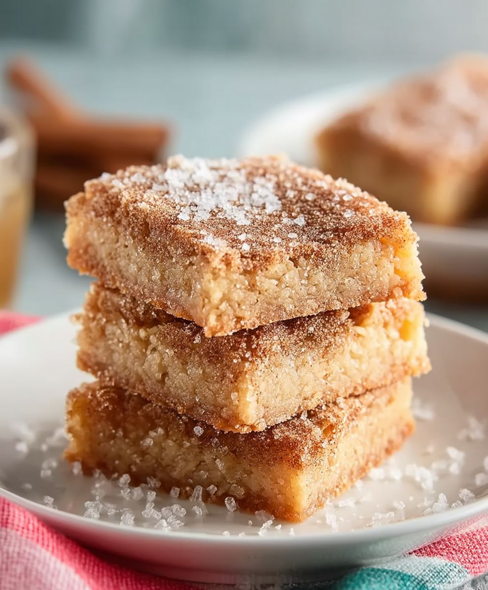 Cinnamon Sugar Blondies