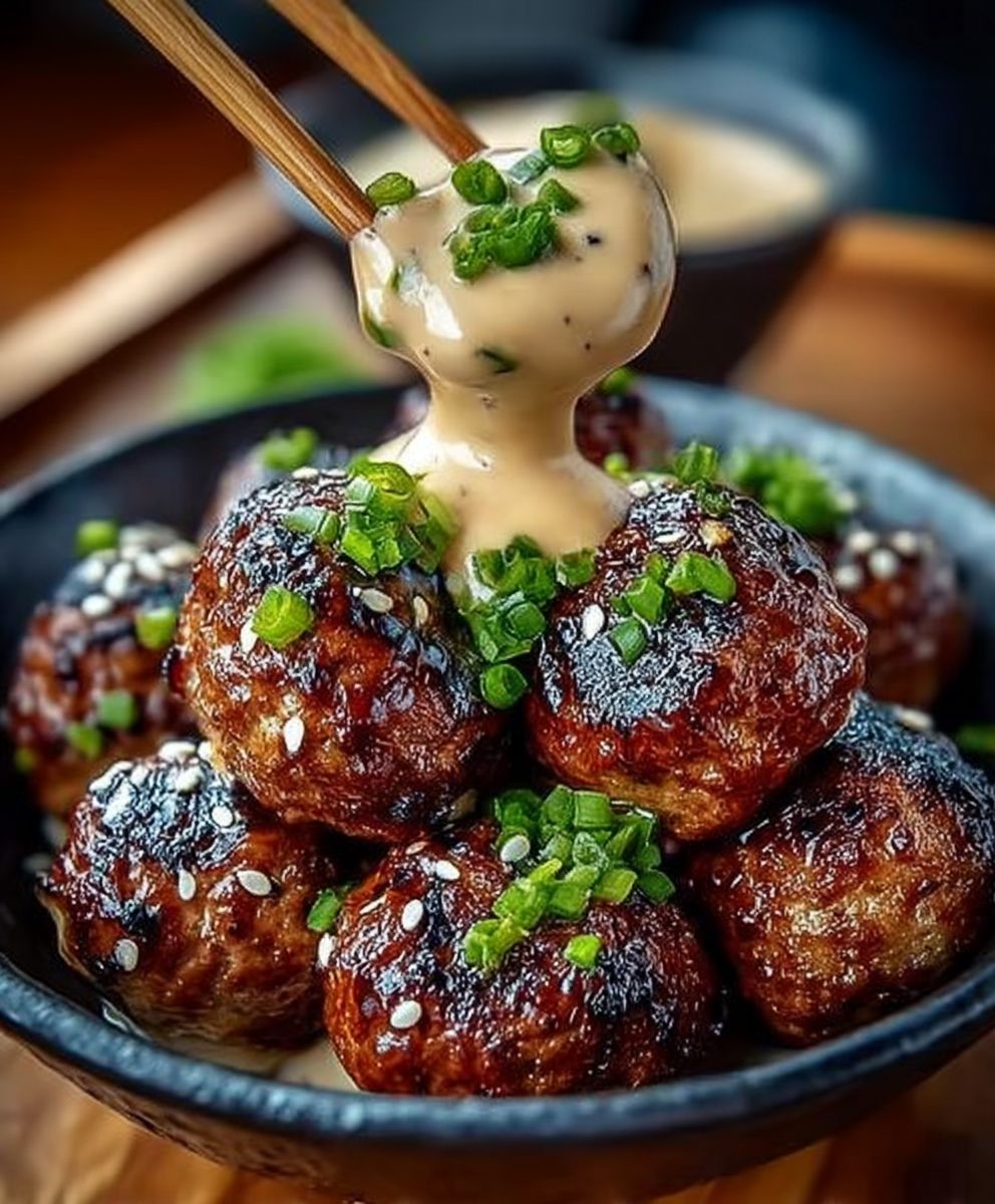 Korean BBQ Meatballs