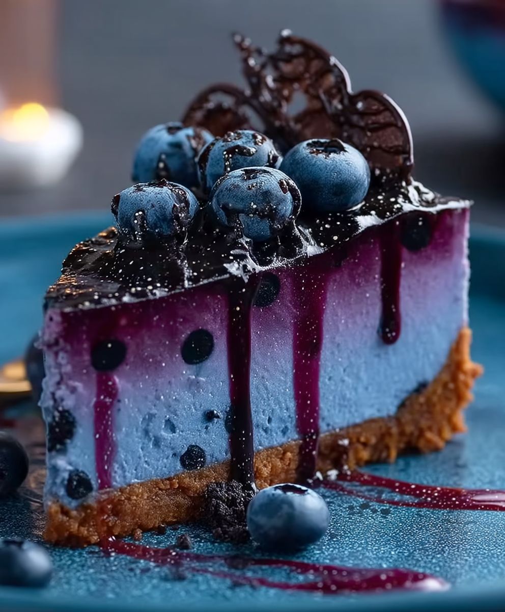 Ravenclaw Blueberry Cheesecake