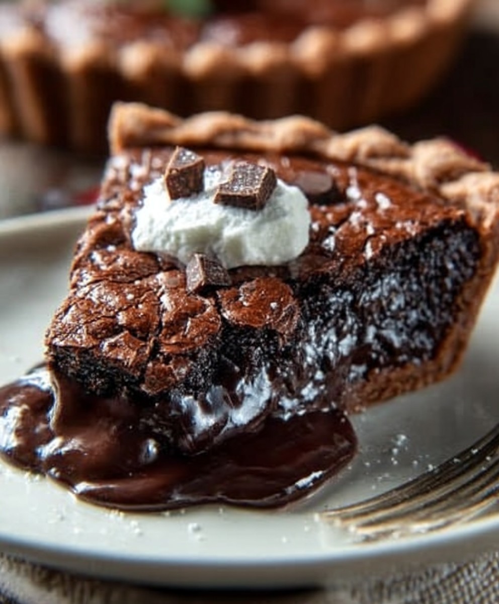 Gooey Brownie Pie