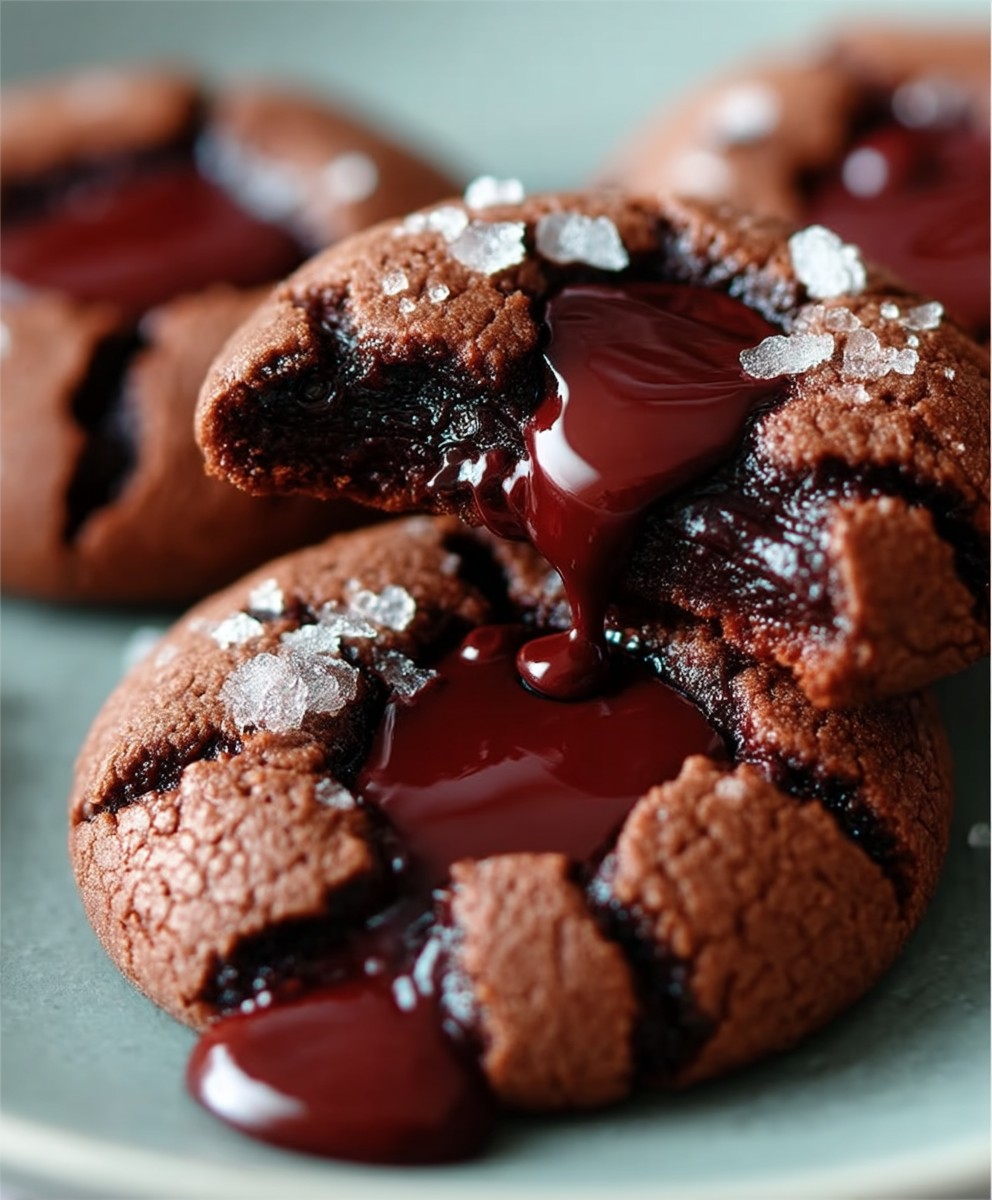 Gooey Chocolate Lava Cookies