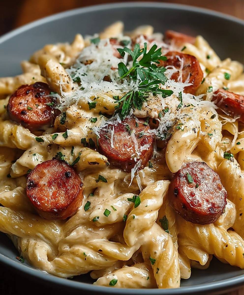 Creamy Smoked Sausage Pasta