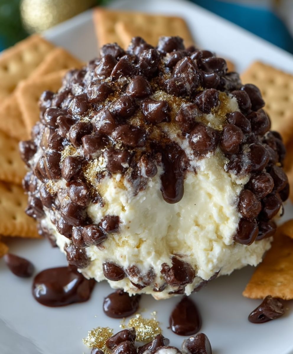 Chocolate Chip Cheesecake Ball