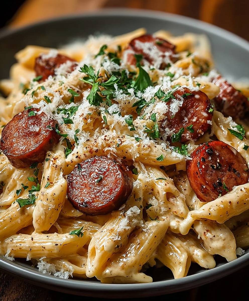 Creamy Smoked Sausage Pasta