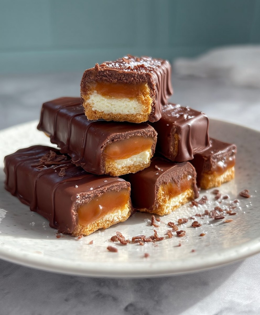 Healthy Twix Bars