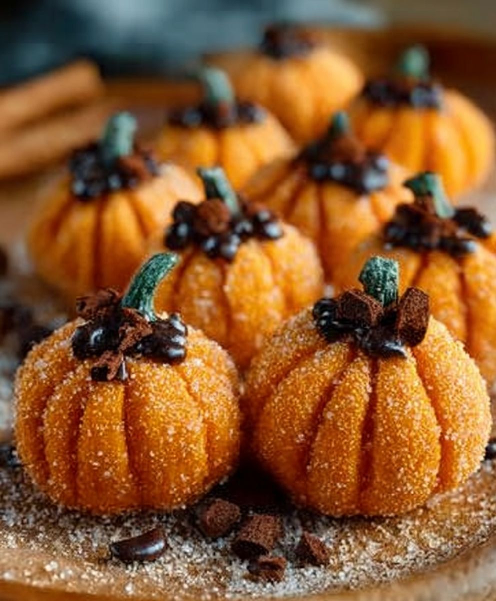 Pumpkin Cheesecake Truffles