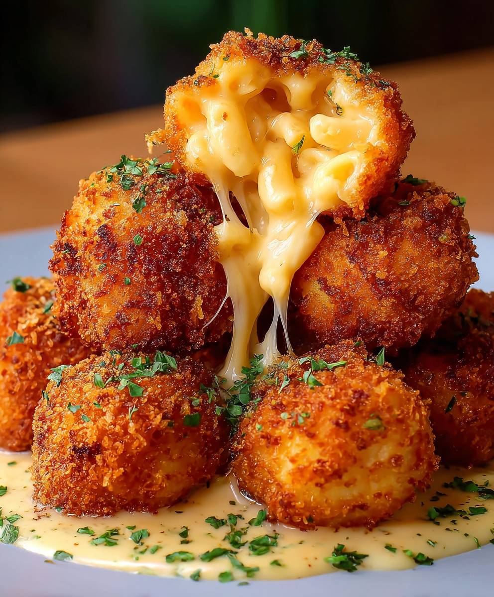 Crispy Mac and Cheese Balls