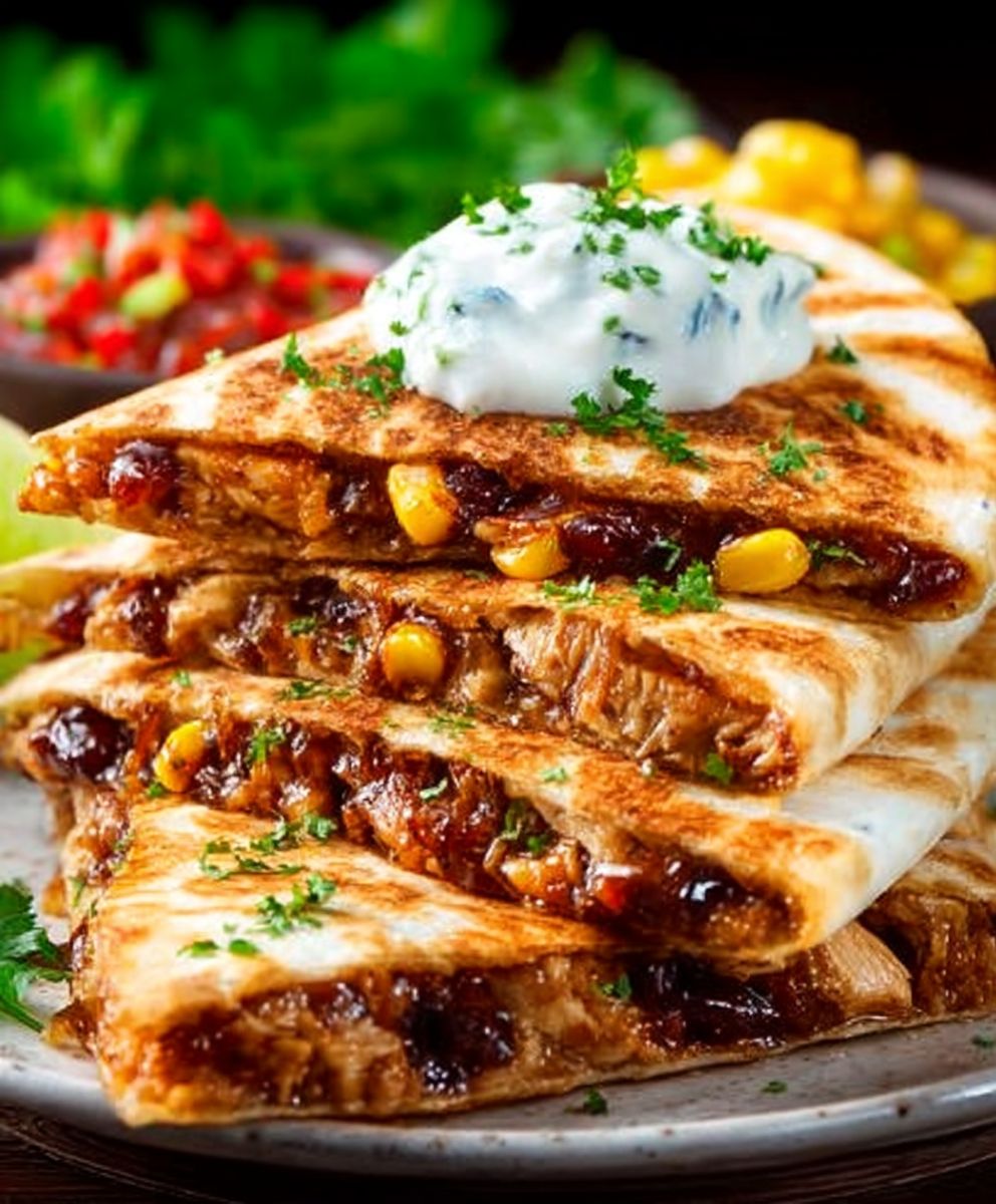 BBQ Chicken Quesadillas