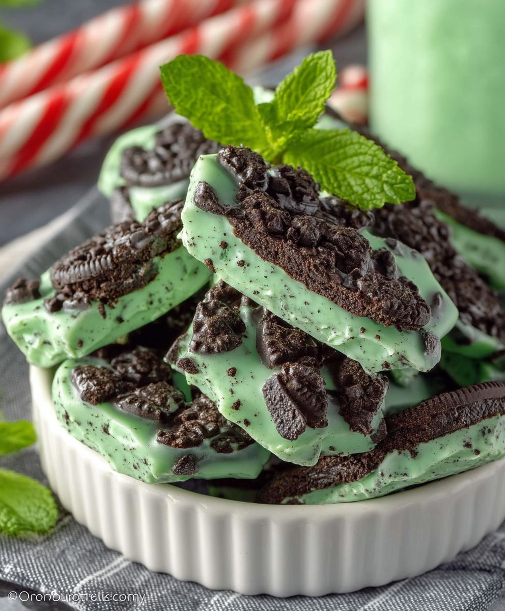 Mint Oreo Bark