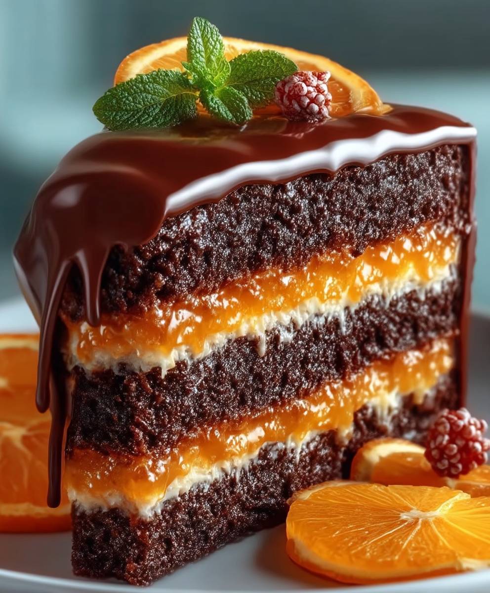 Chocolate Orange Layer Cake