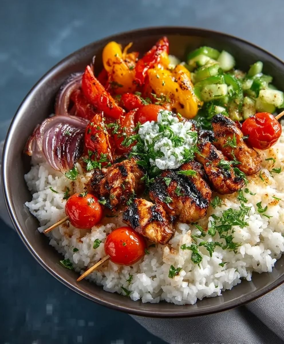 Mediterranean Rice Bowls