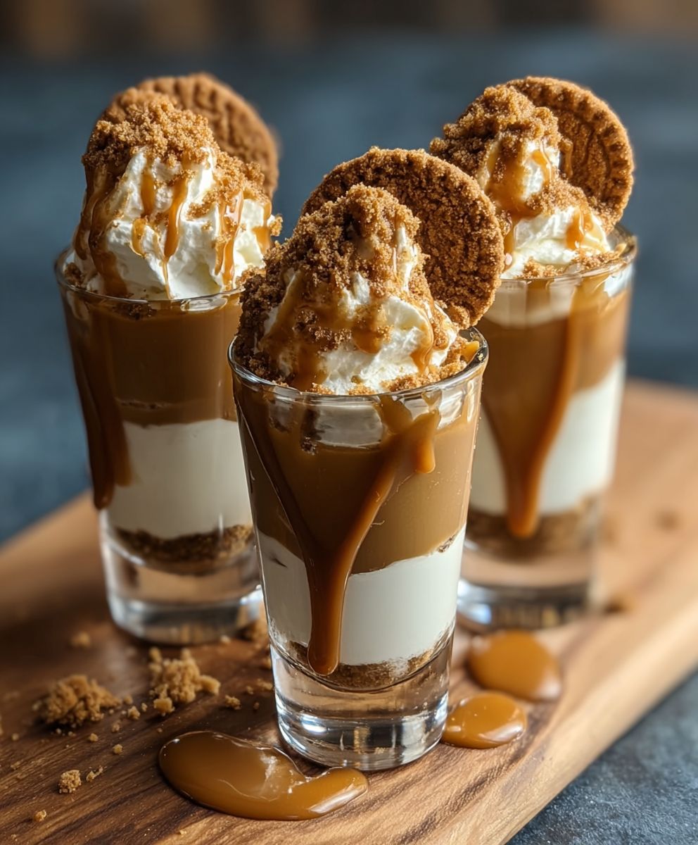 Cookie Butter Cheesecake Cups