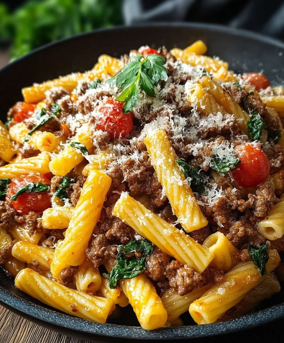 Healthy Ground Beef Pasta