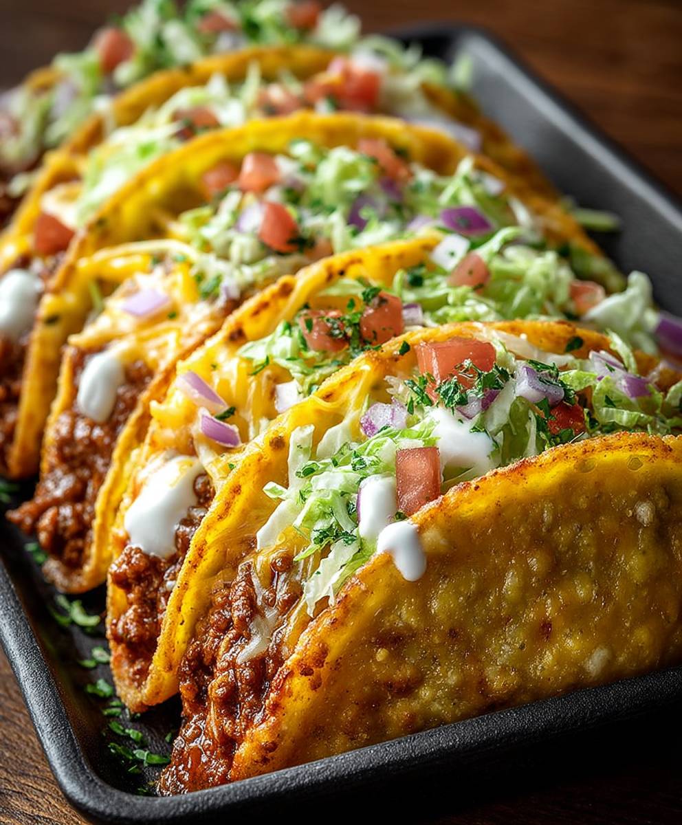 Oven-Baked Cheesy Tacos
