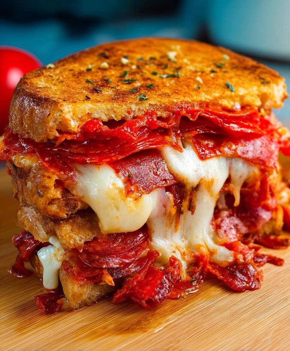 Pizza Grilled Cheese Sandwich