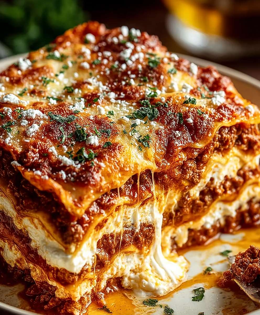Homemade Lasagna with Ricotta