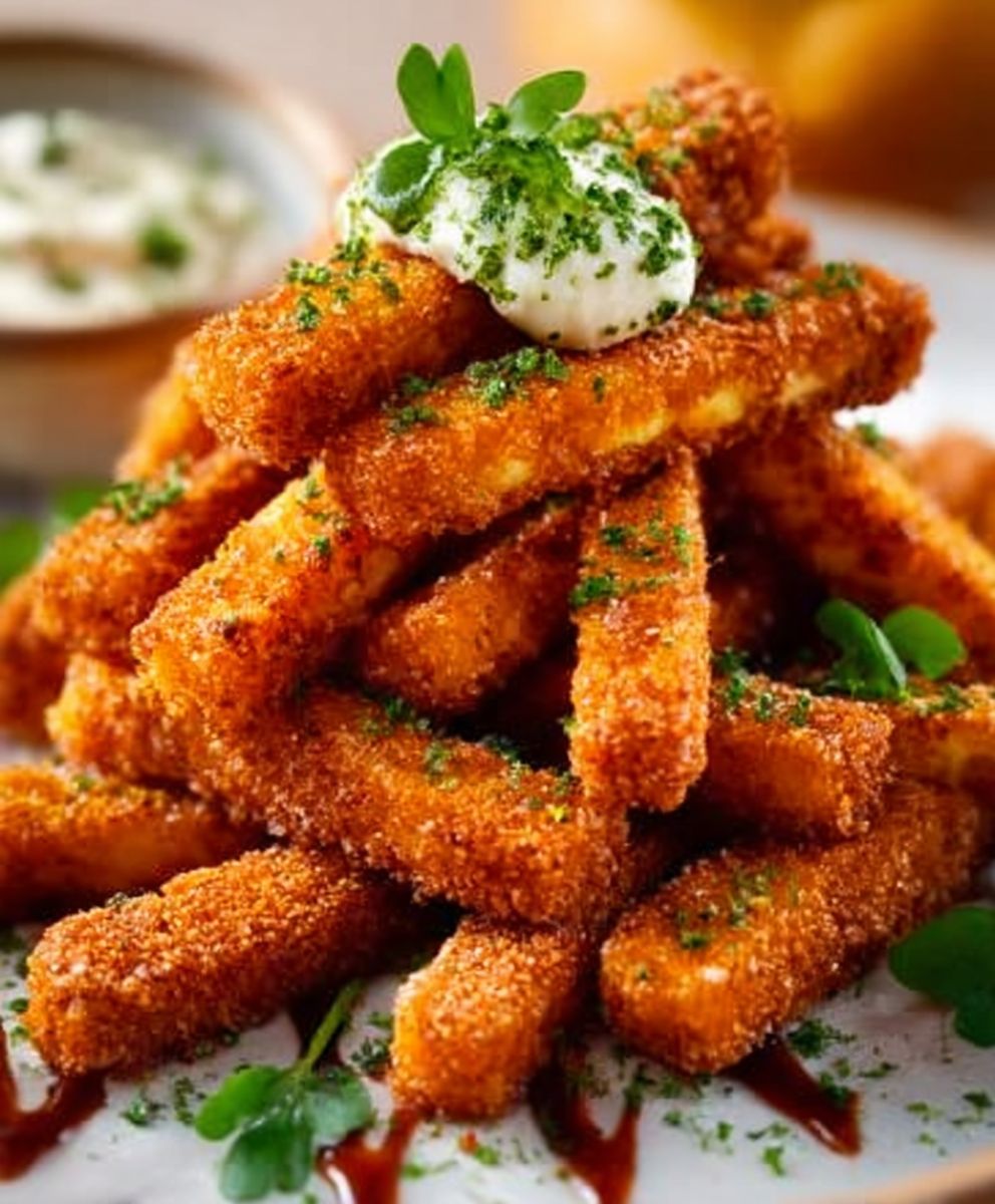 Crispy Halloumi Fries