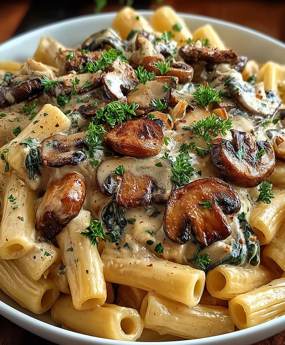 Tuscan Mushroom Pasta