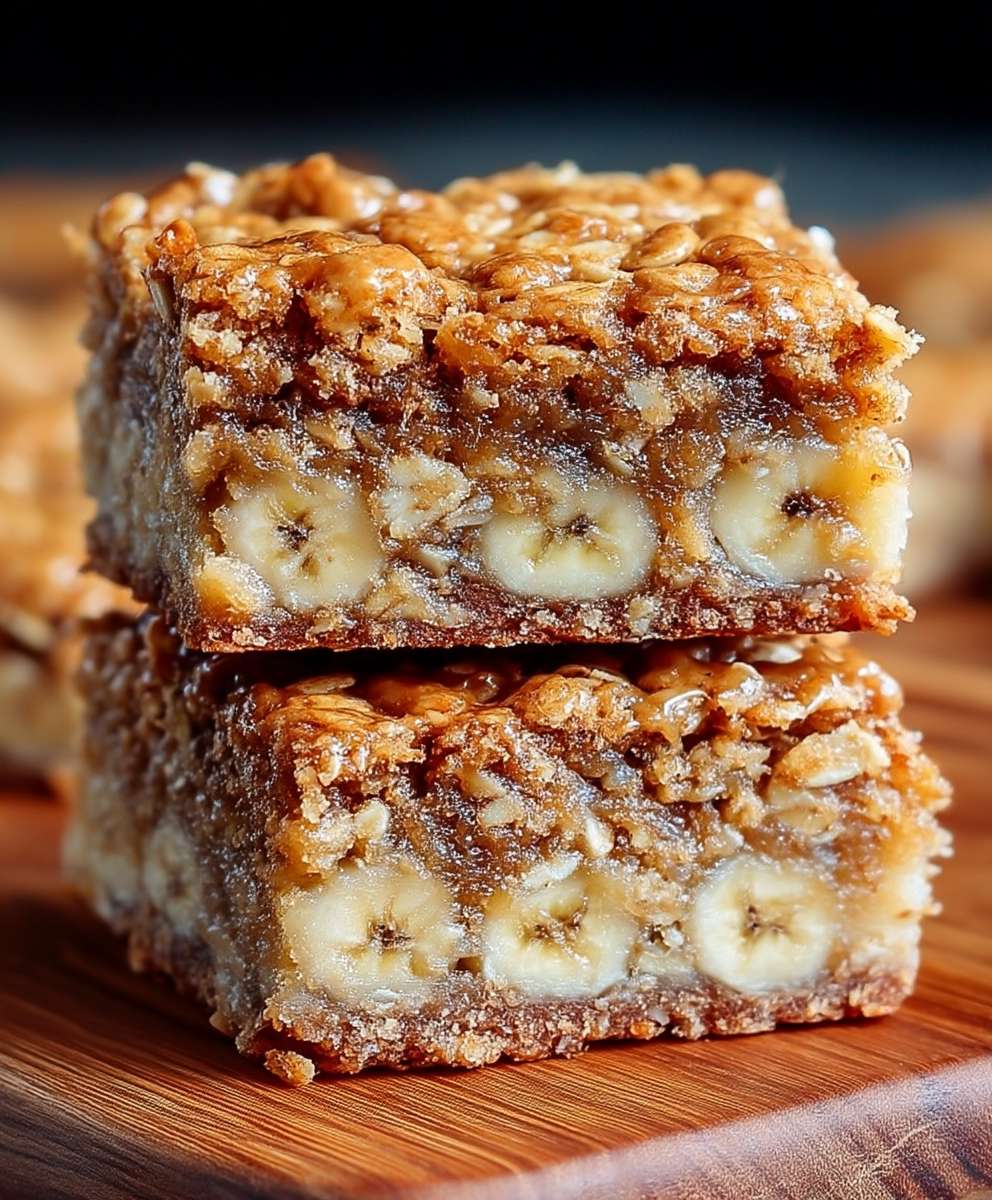 Banana Oatmeal Bars