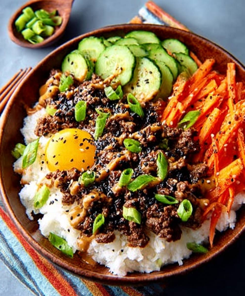 Korean Ground Beef Bowl