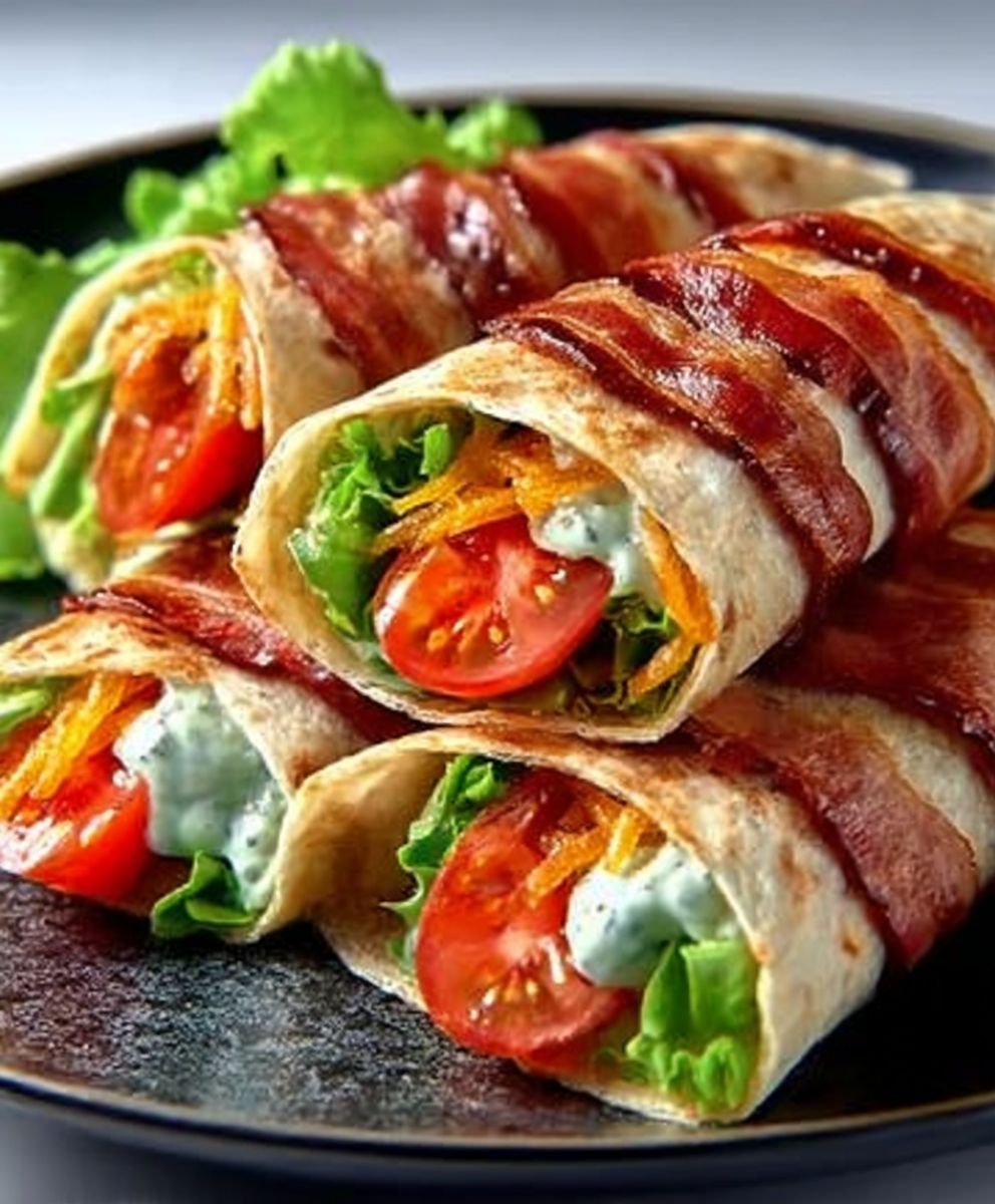 Blt Wraps with Secret Sauce
