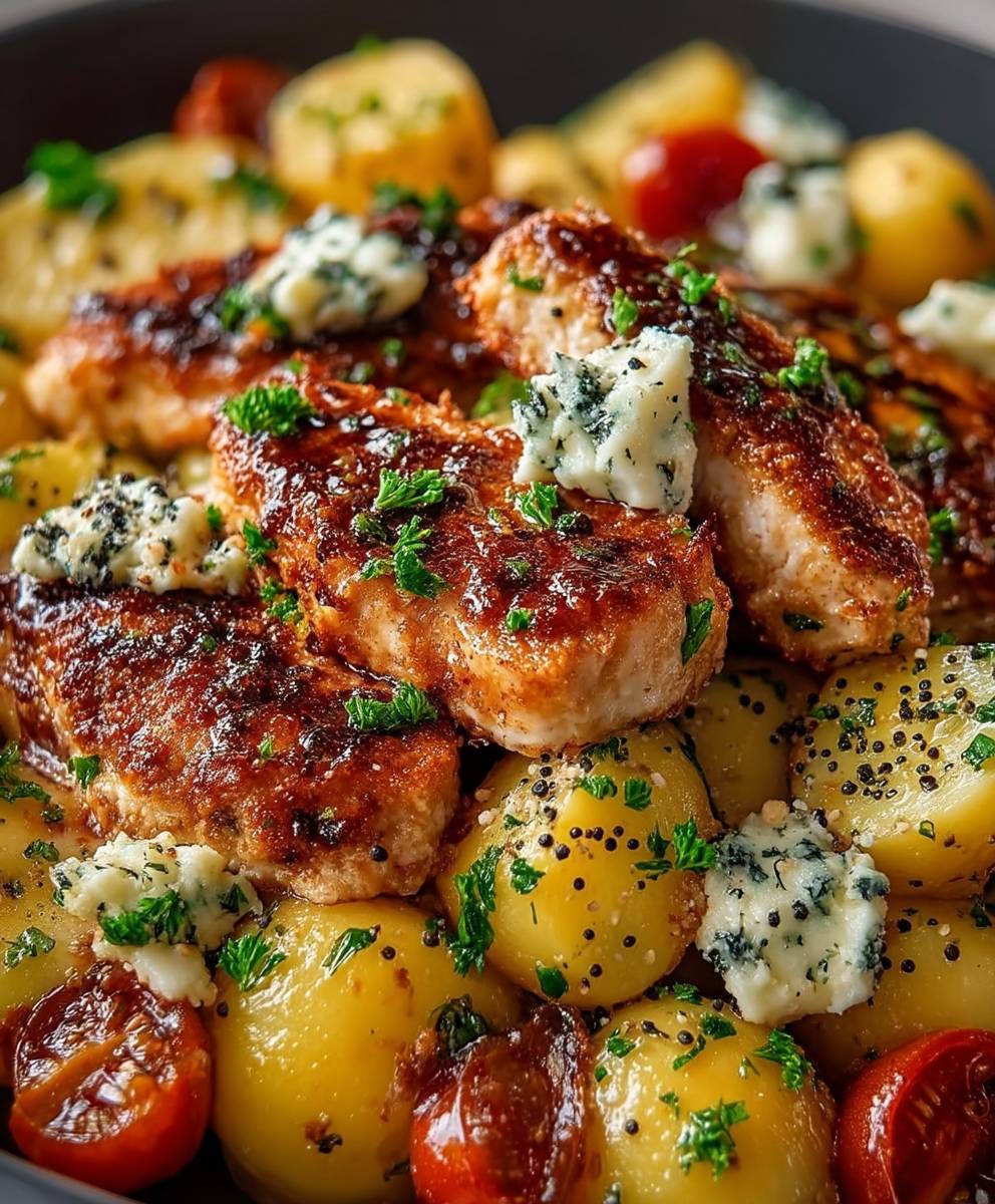 Garlic Parmesan Chicken Potatoes