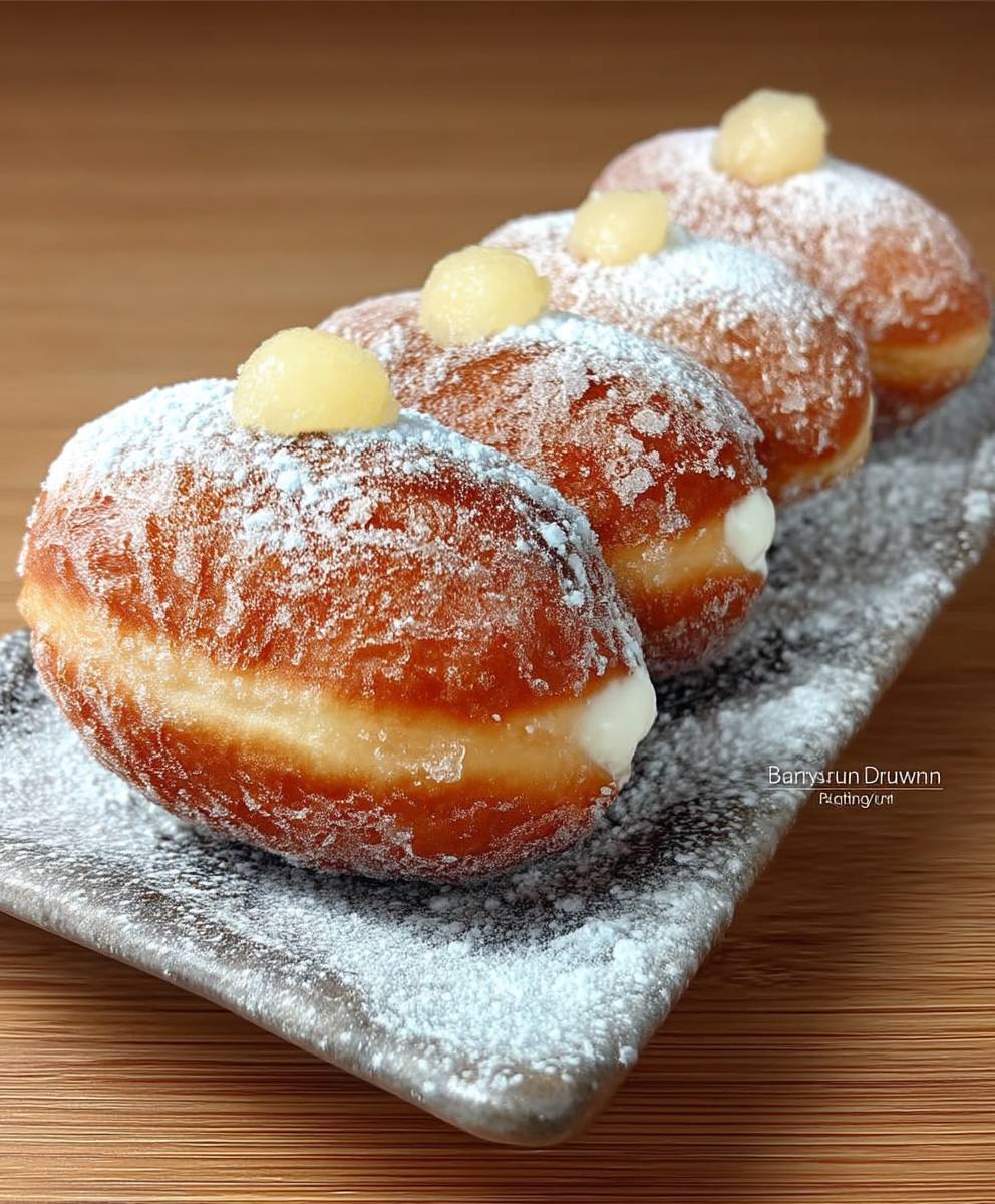 Bavarian Cream Donuts