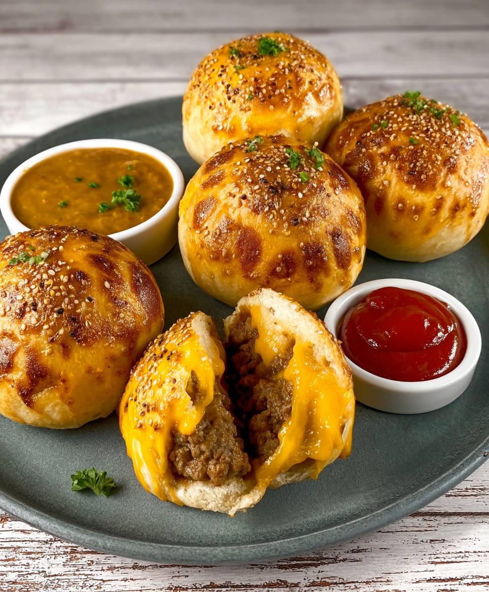 Cheesy Beef Biscuit Bombs image 2