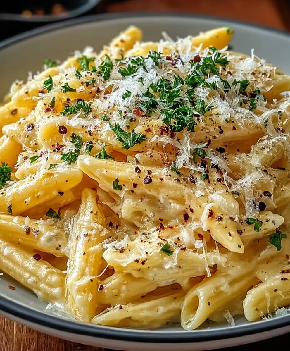 One Pot Creamy Garlic Pasta – 20-Minute Easy Weeknight Dinner image 2