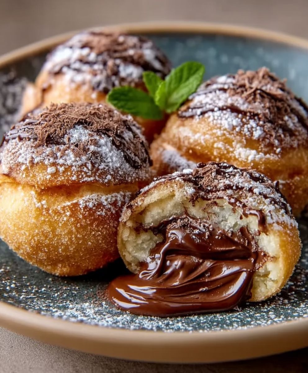 Air Fryer Nutella Bombs | Quick Gooey Chocolate Dessert Bites image 2