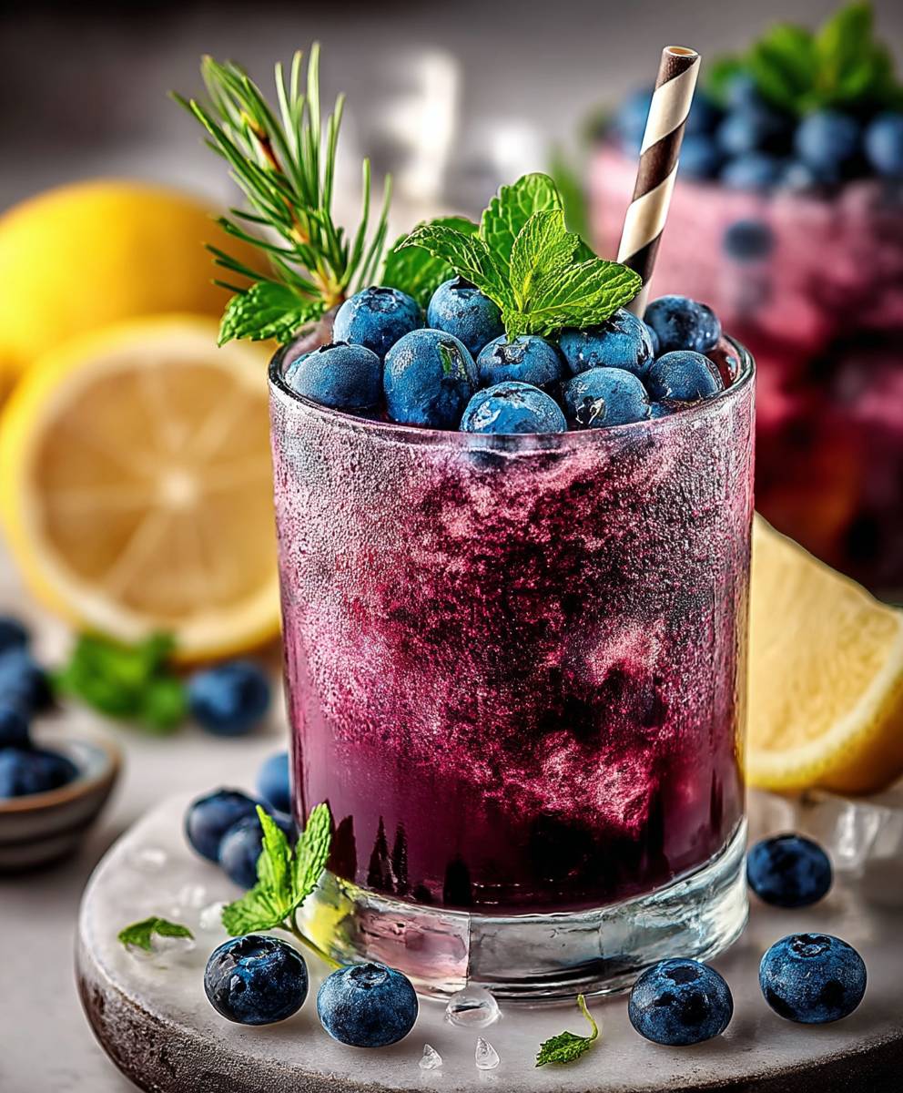 Blueberry Tea Lemonade | Refreshing Fruity Homemade Summer Drink Recipe image 2