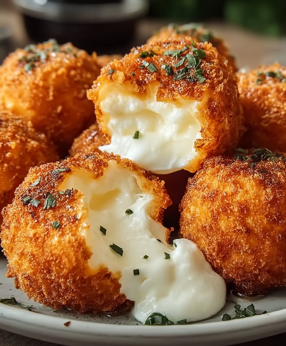 Easy Air Fryer Mozzarella | Crispy Cheese Snack Recipe image 2