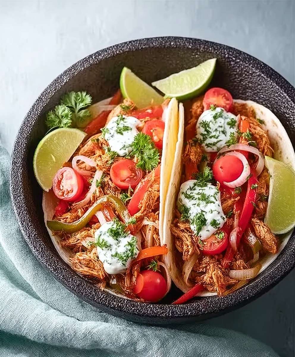 Easy Crockpot Chicken Fajitas image 2