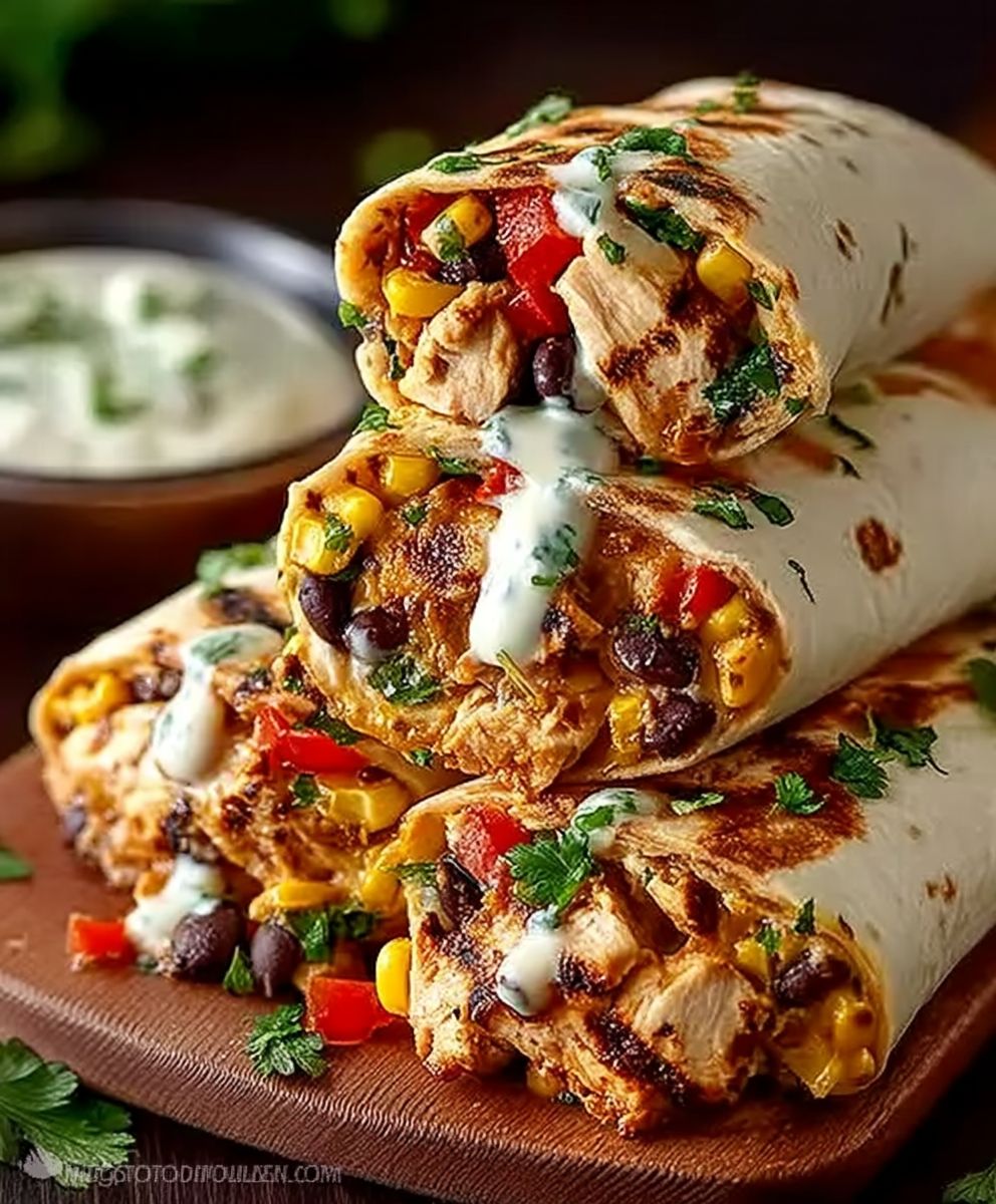 Southwest Chicken Wraps image 2