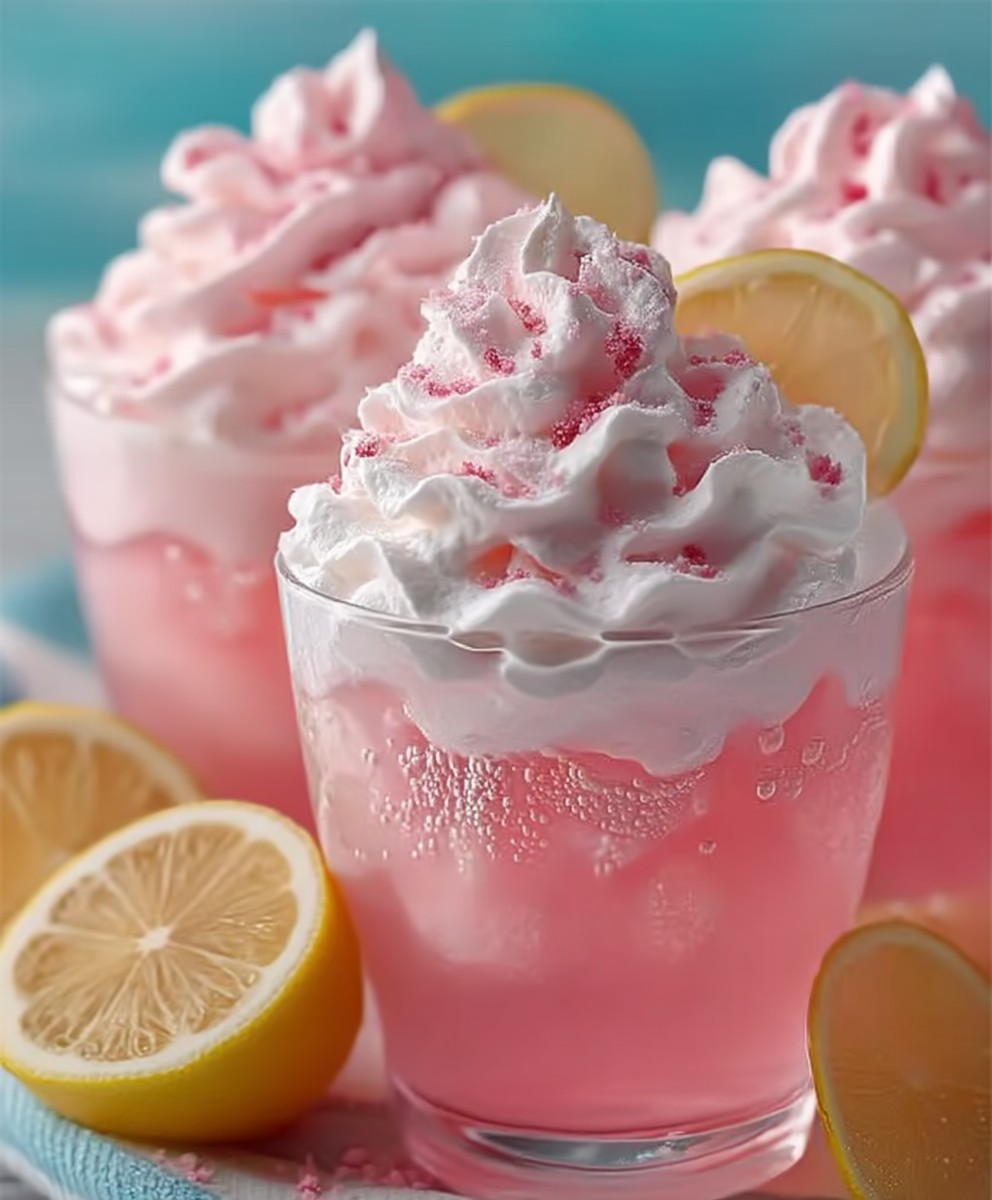 Whipped Pink Lemonade | Creamy Refreshing Summer Drink Recipe image 2